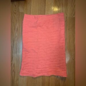 Women’s Last Tango Coral Skirt Stretchy Textured size M/L
